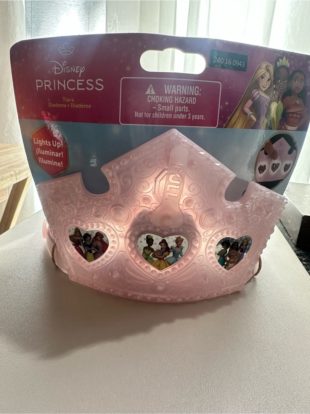 Disguise Disney Princess Light-Up Tiara - Pink
